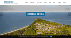 Desktop Screenshot of goehren-inselurlaub.de