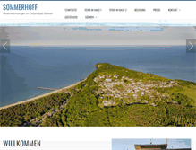 Tablet Screenshot of goehren-inselurlaub.de